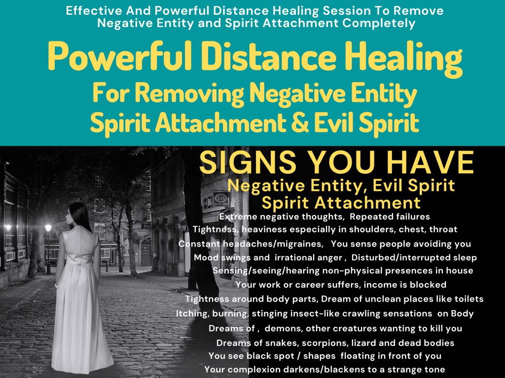 Negative Entity Removal | Spirit Attachment Removal Service